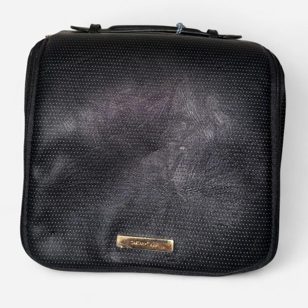 Tartan + Twine Hanging Toiletry Travel Organizer Bag Black New